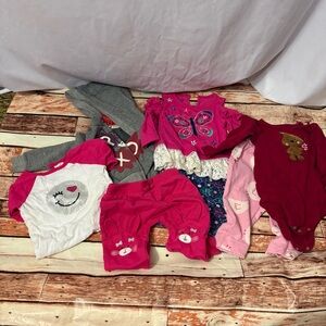 Baby girl 12 months clothing bundle